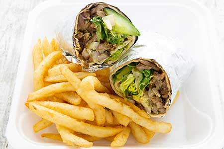 Beef Shawarma Wrap